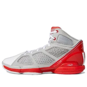 adidas Adizero Rose 1.5 Restomod 'Grey Vivid Red' Sneakers, White