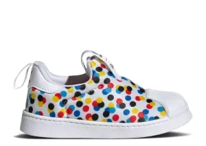 Adidas DISNEY X SUPERSTAR 360 I 'MICKEY AND MINNIE POLKA DOTS' sneakers, white