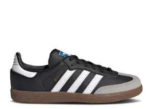 Adidas SAMBA OG J 'BLACK WHITE GUM' sneakers, black