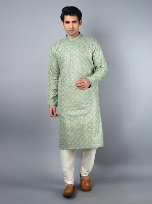 Green Kurta Pajama | TULA