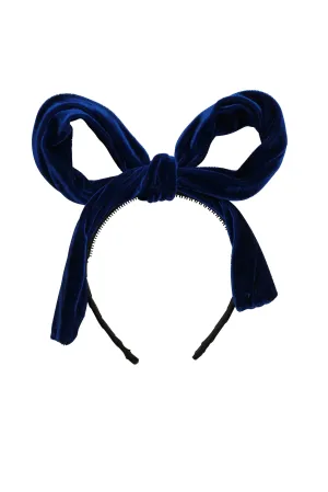 Party Bow - Cobalt Velvet