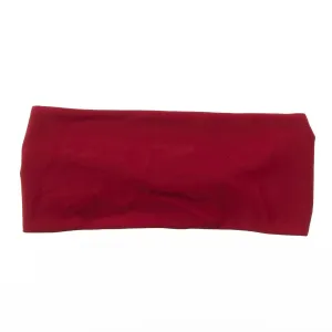 Red Bamboo Jersey Lined Sweatband