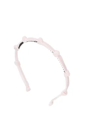 Rosebud Headband - Baby Pink Velvet