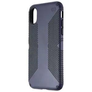 Speck Products Presidio Grip Case for iPhone X 10 - Eclipse Blue / Carbon Black