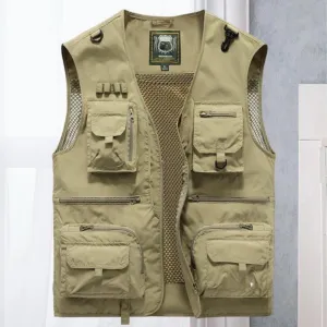 TRAVIS -  VEST WITH MULTIPLE POCKETS