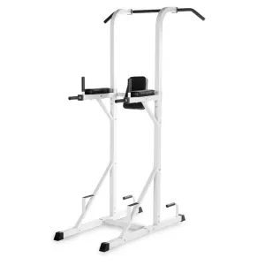 XMARK POWER TOWER WITH DIP STATION AND PULL UP BAR XM-4434-WHITE